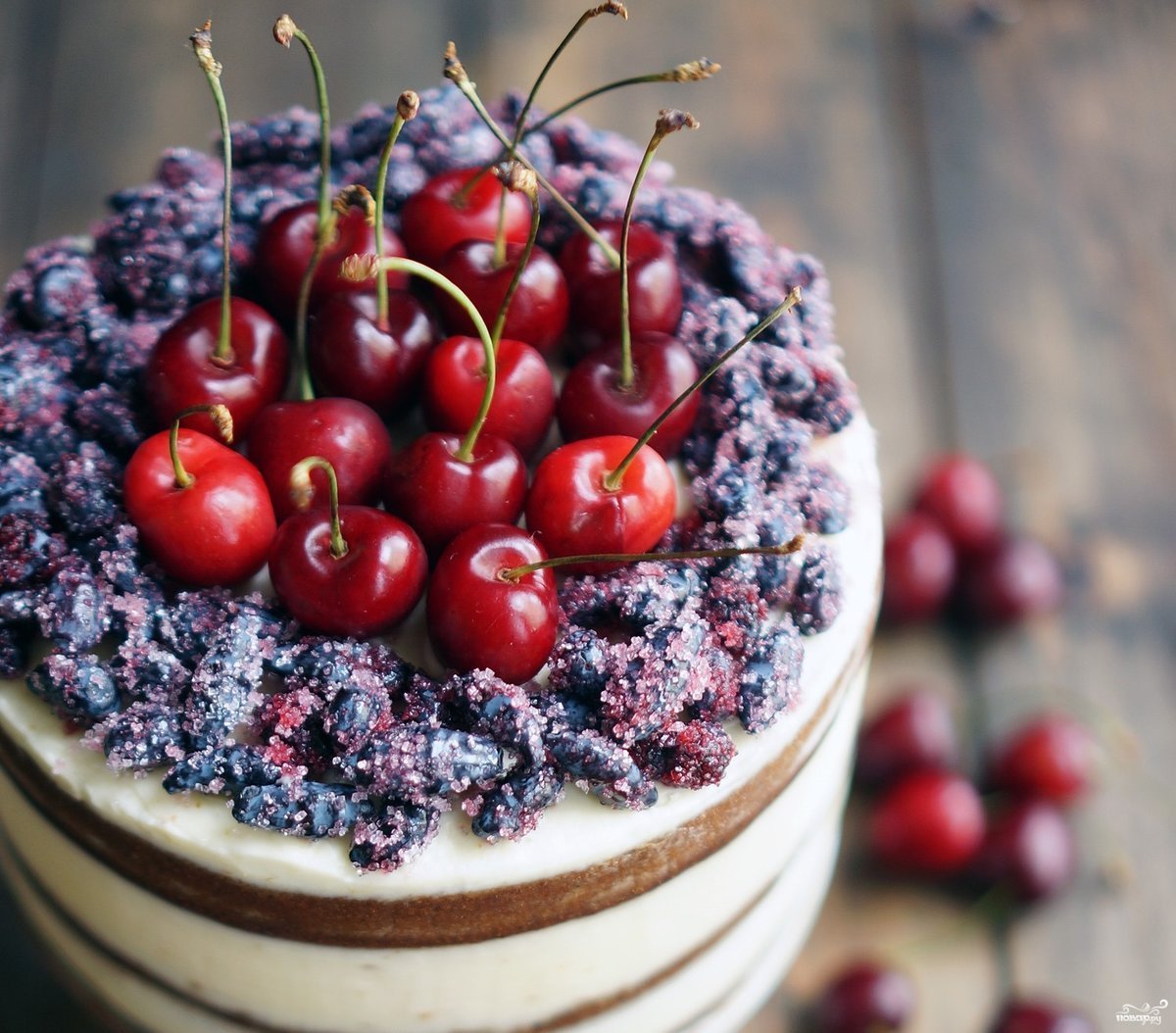 Шварцвальдский вишневый торт Schwarzwälder Kirschtorte