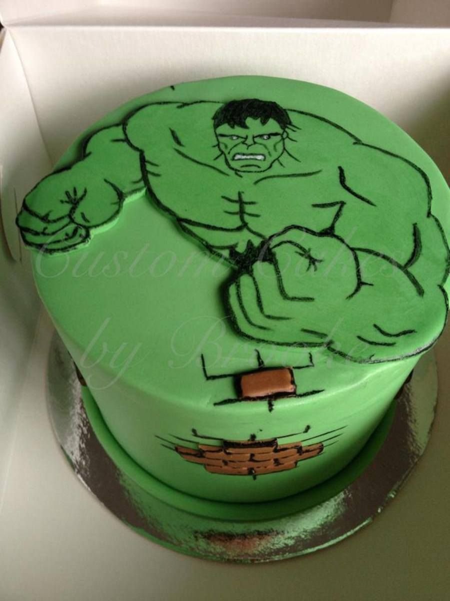 Торт для мальчика 7 лет Халк