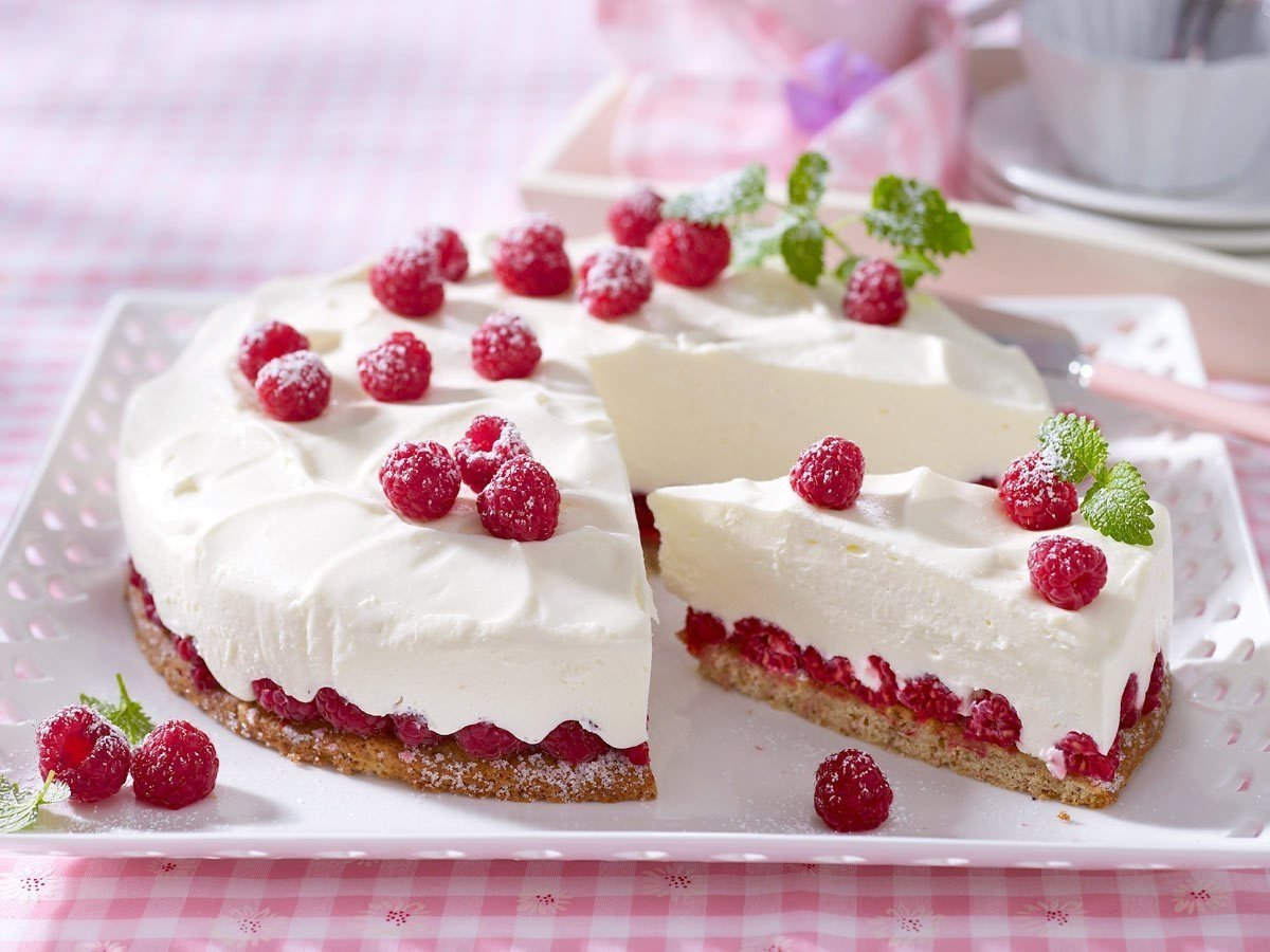 Малиновый торт rawcake