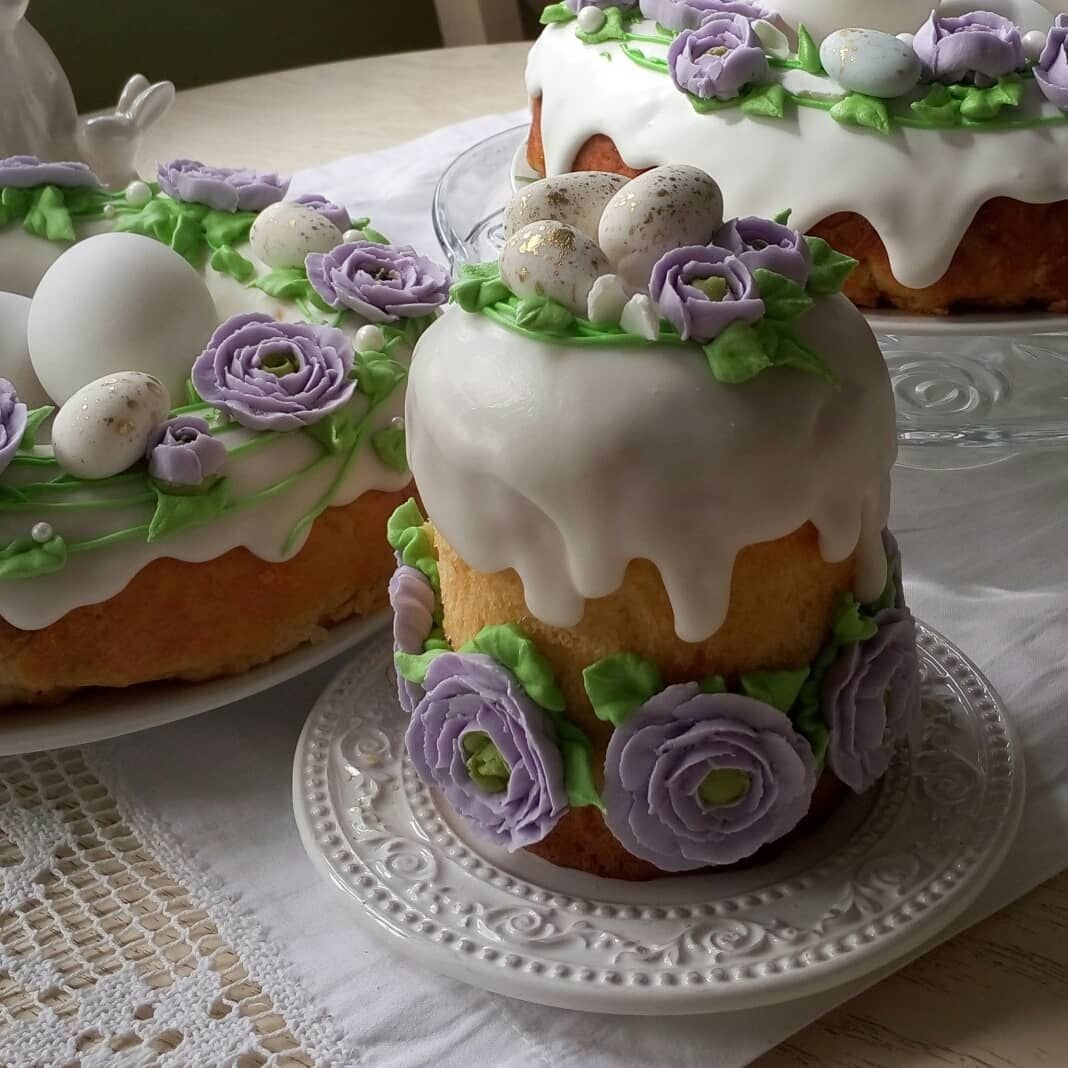 Украшение пасхальных куличей