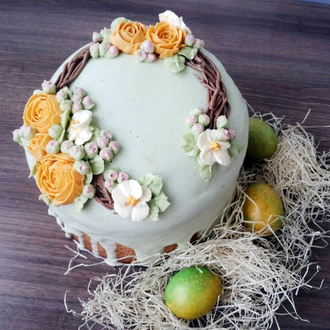 Украшение пасхальных куличей