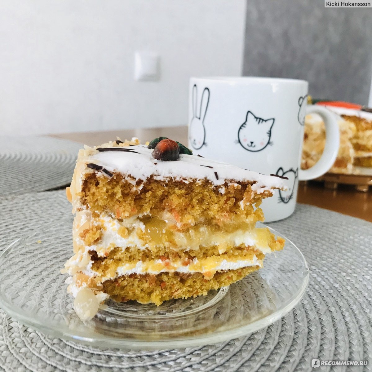 Торт Палыча морковный с ананасом