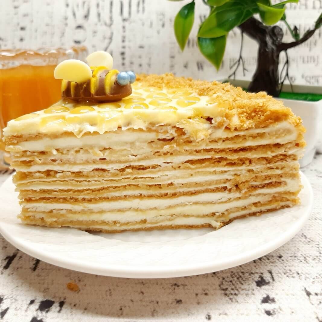 Маковый торт со сметанным кремом