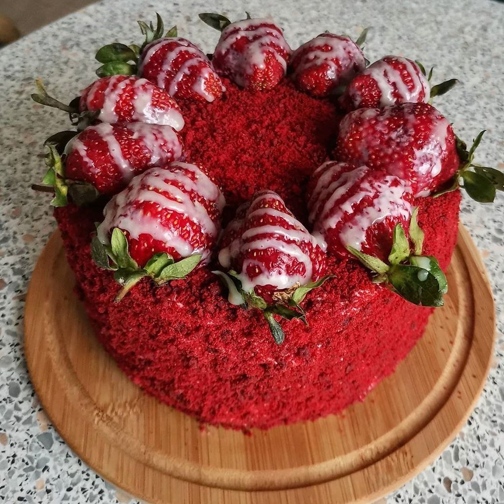 Красный бархат 2 коржа