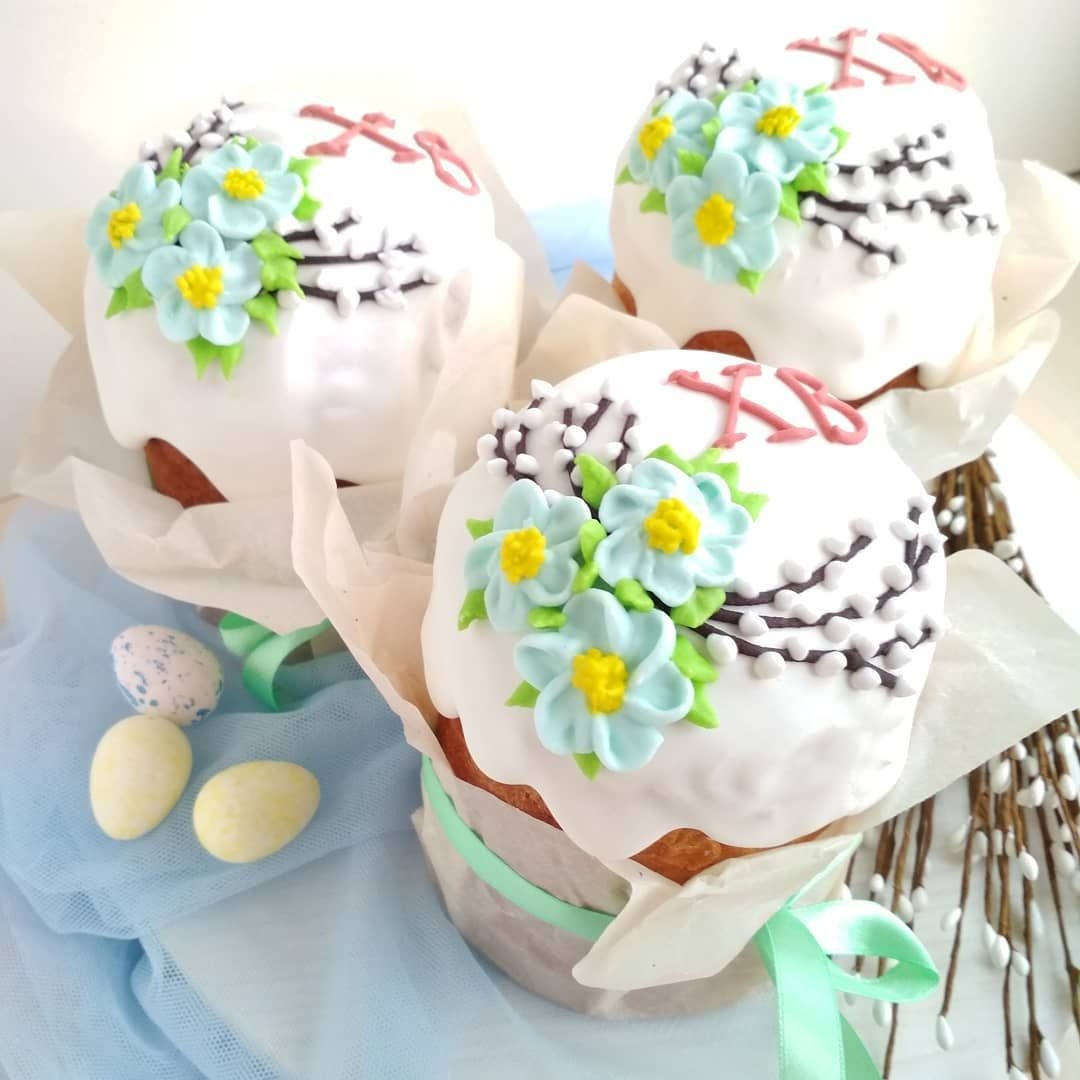 Креативные пасхальные куличи