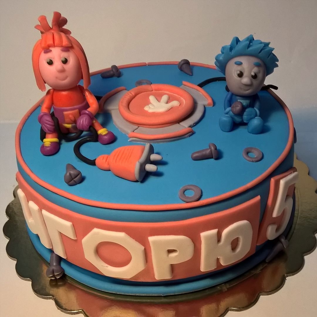 Фиксики фотопечать на торт