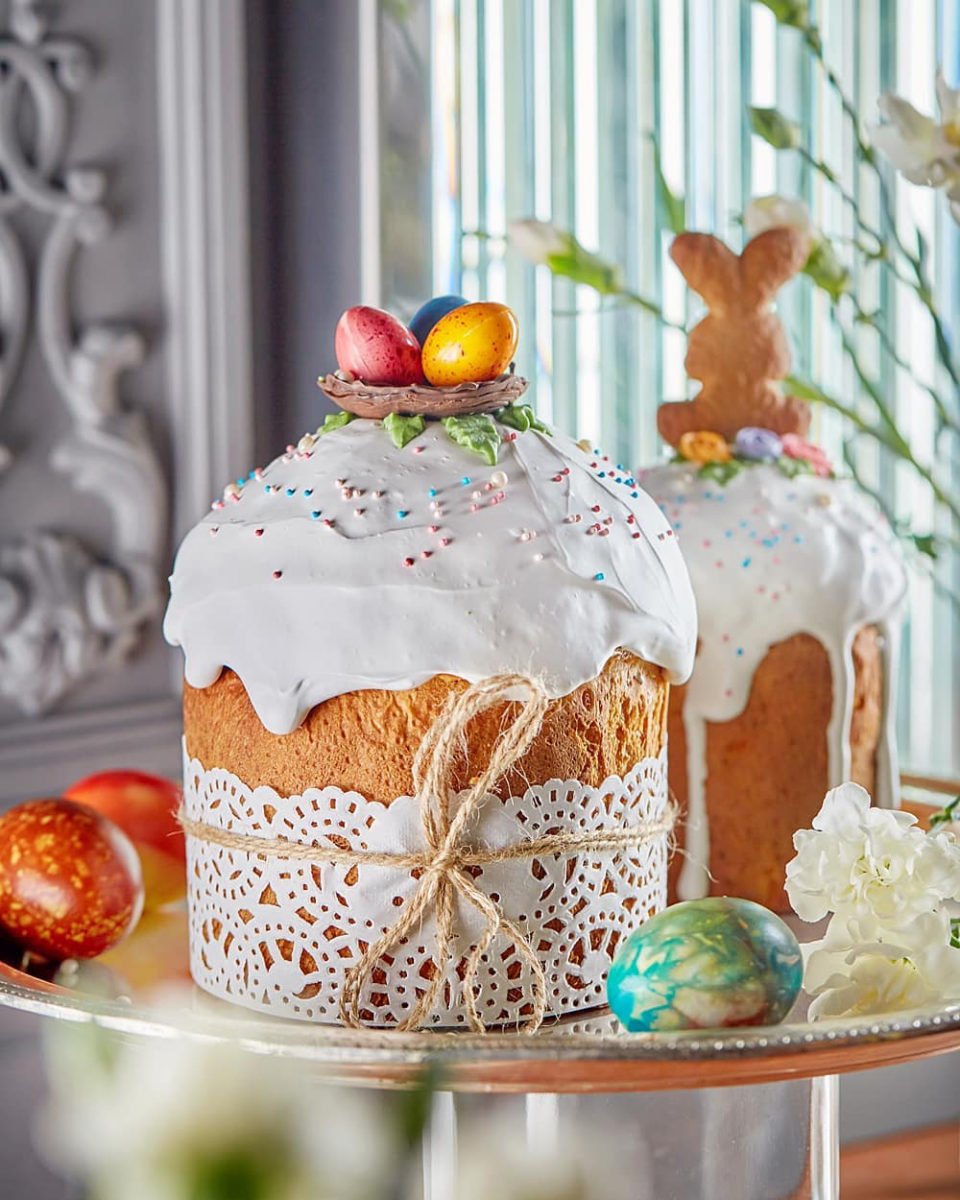 Украшение пасхальных куличей