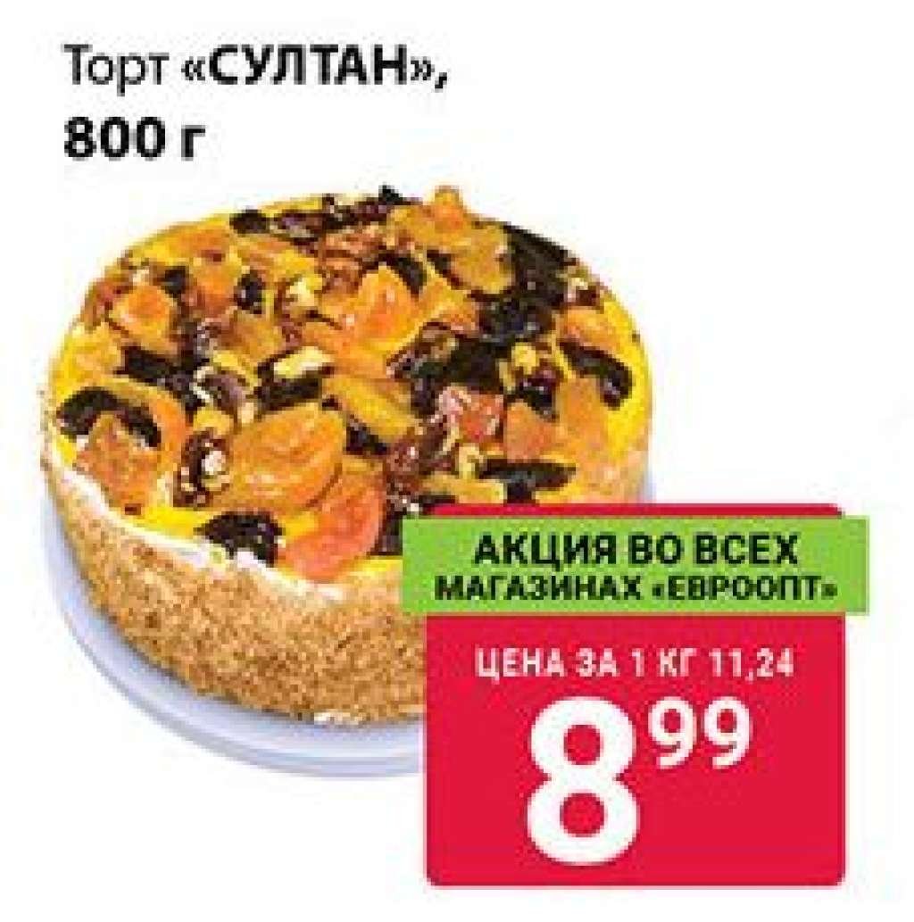 Торт в виде короны