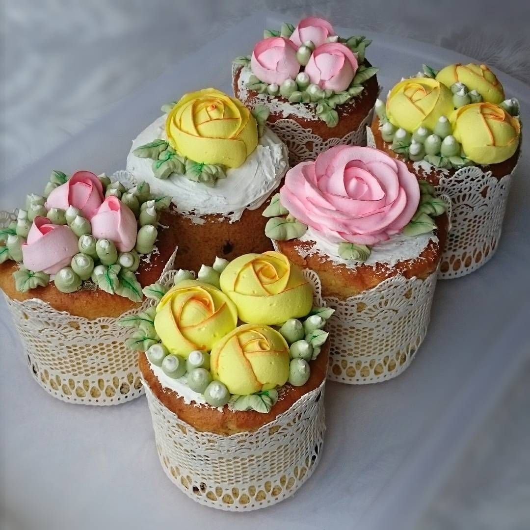 Украшение пасхальных куличей