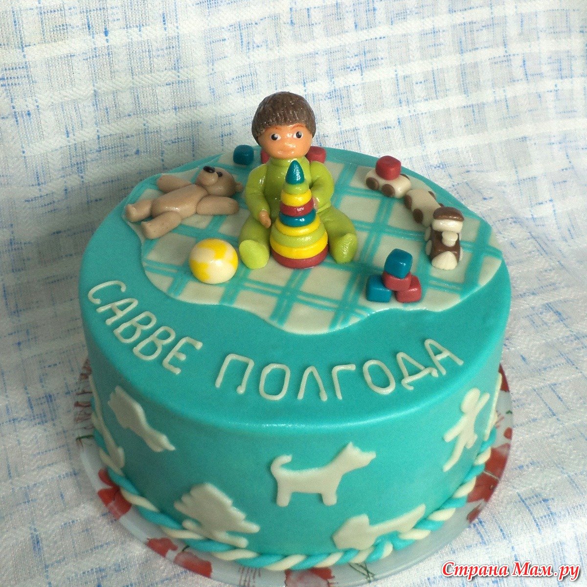 Детский тортик на 6 месяцев