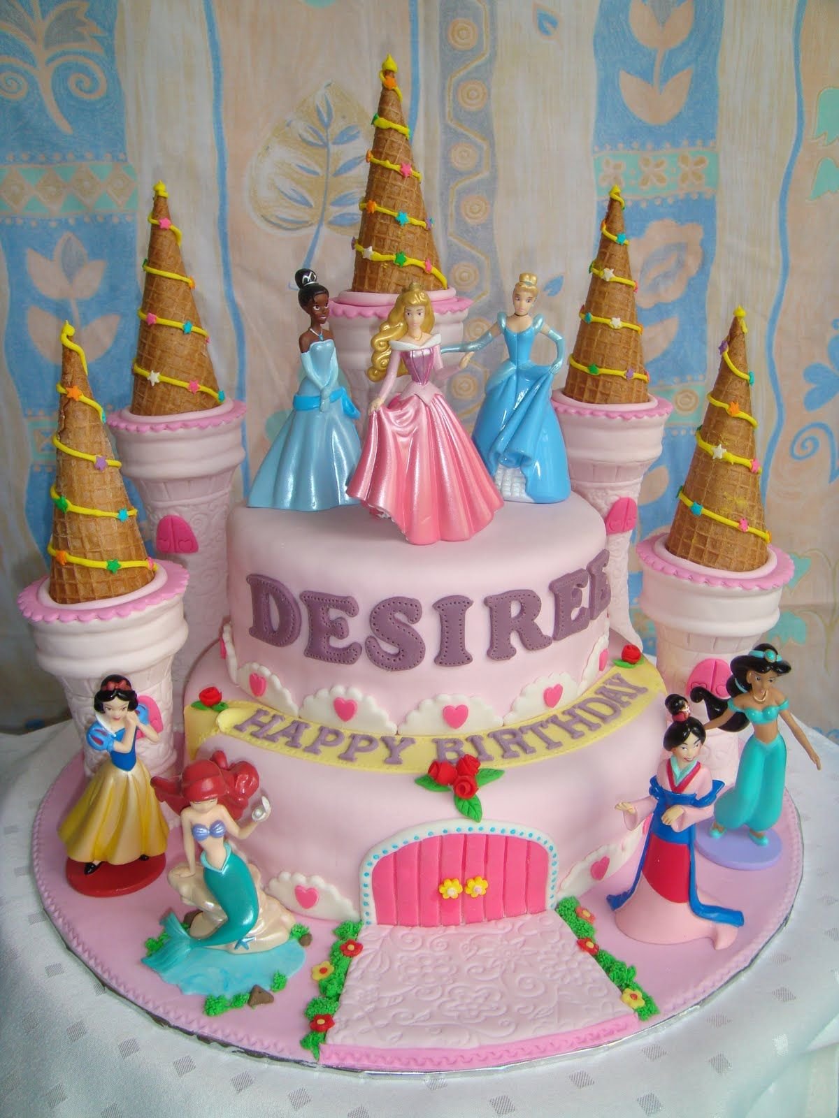 Торты с принцессами Disney