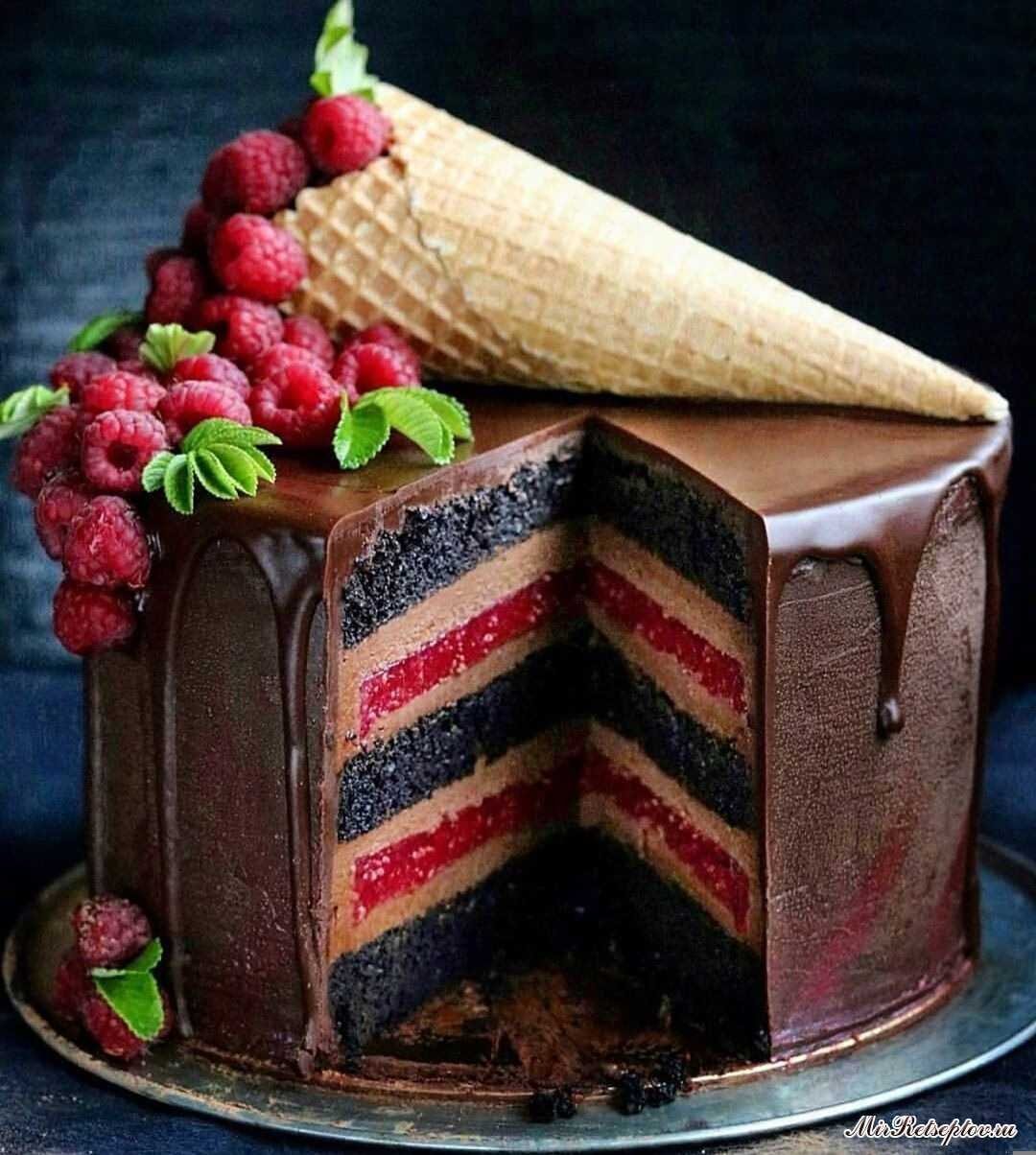 Вкусные тортики красивые в разрезе