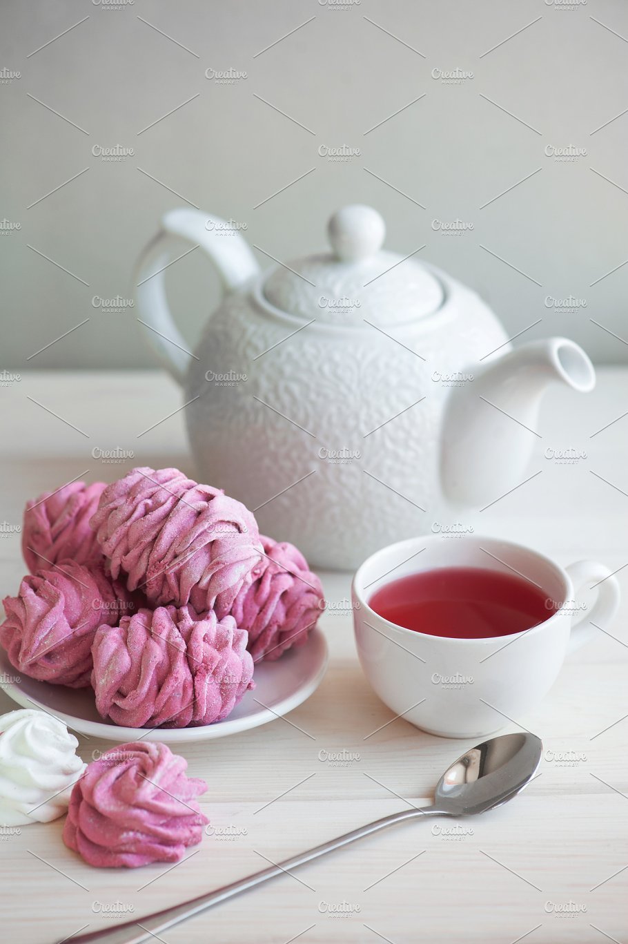 Зефирки с чаем