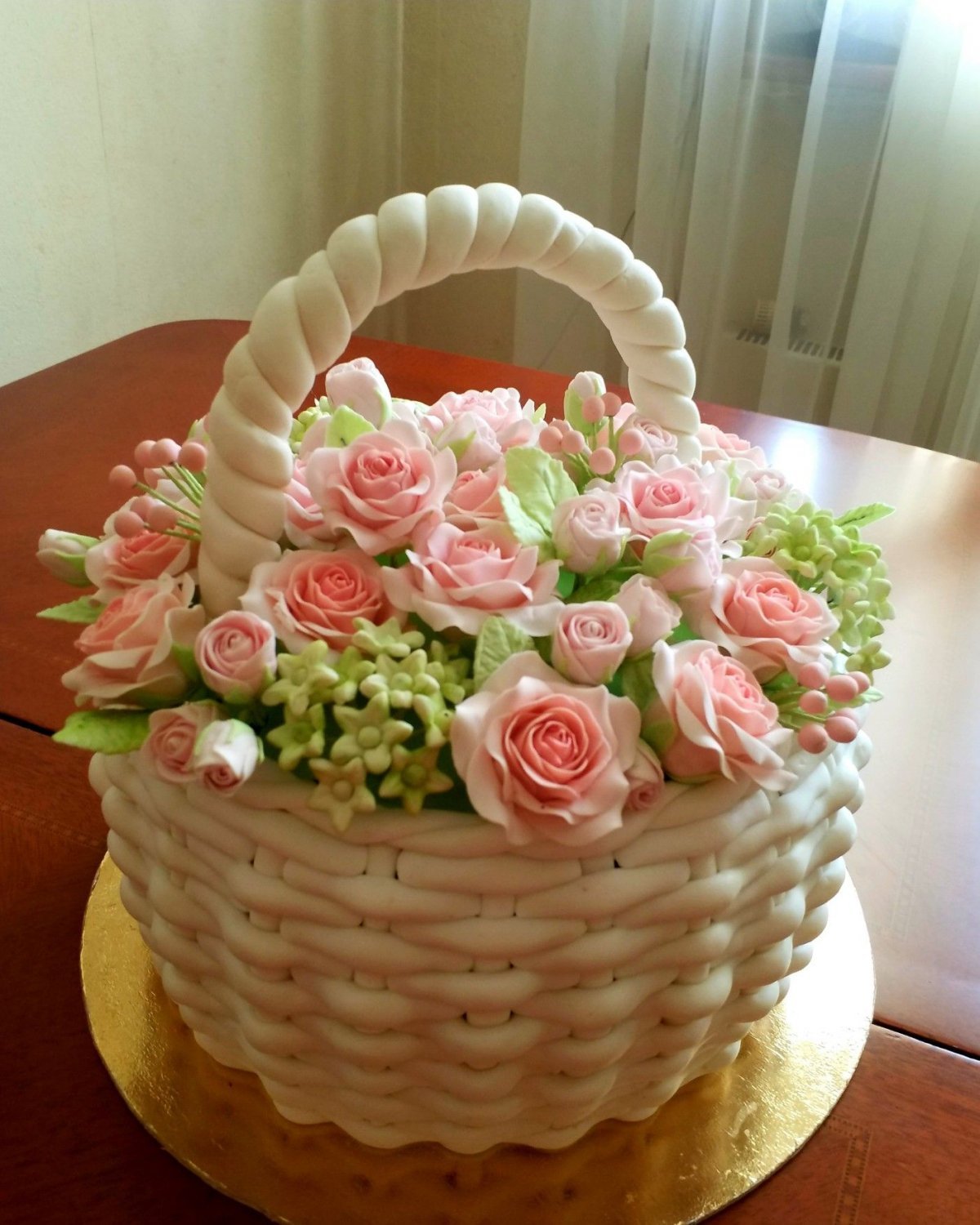 Торт корзинка