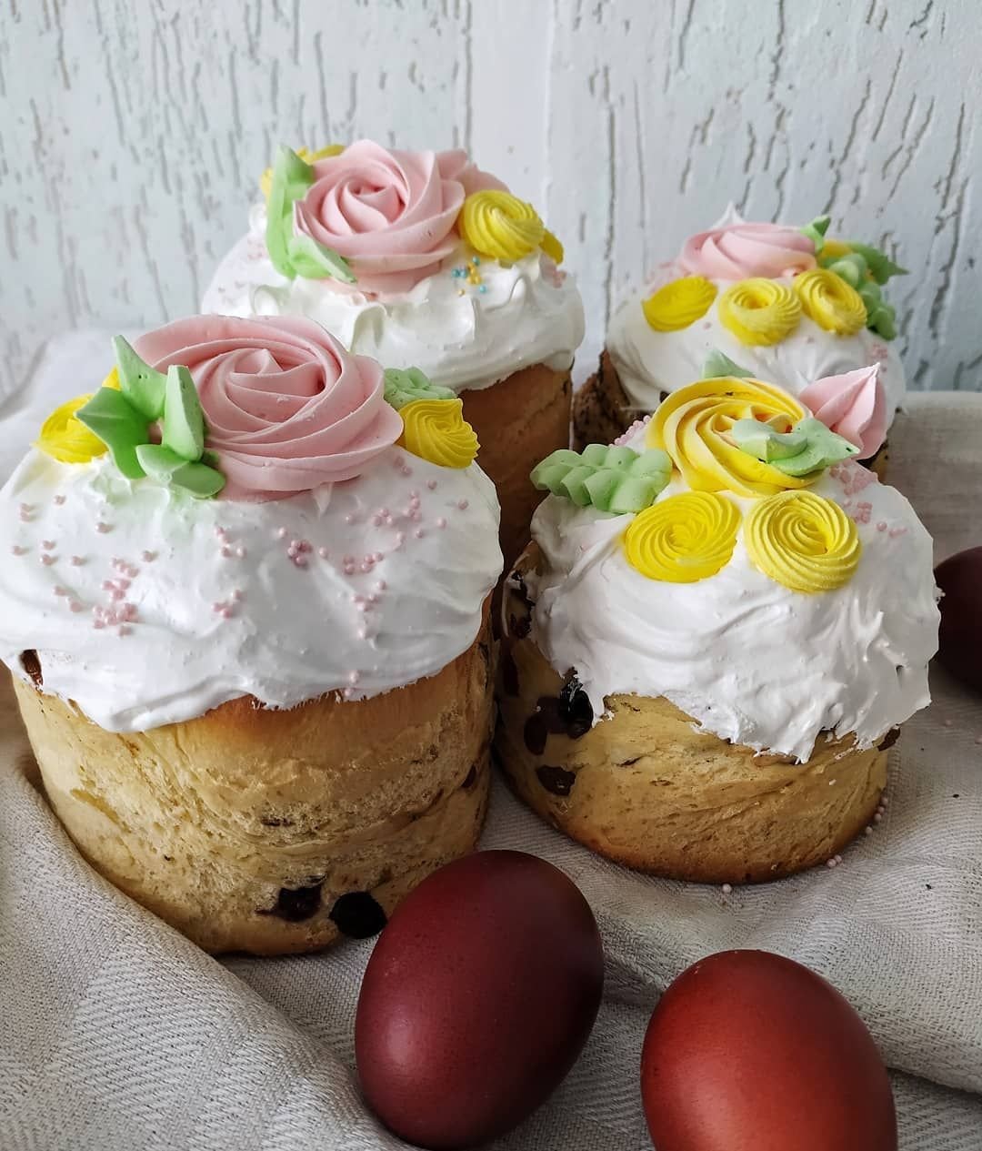 Украшение пасхальных куличей