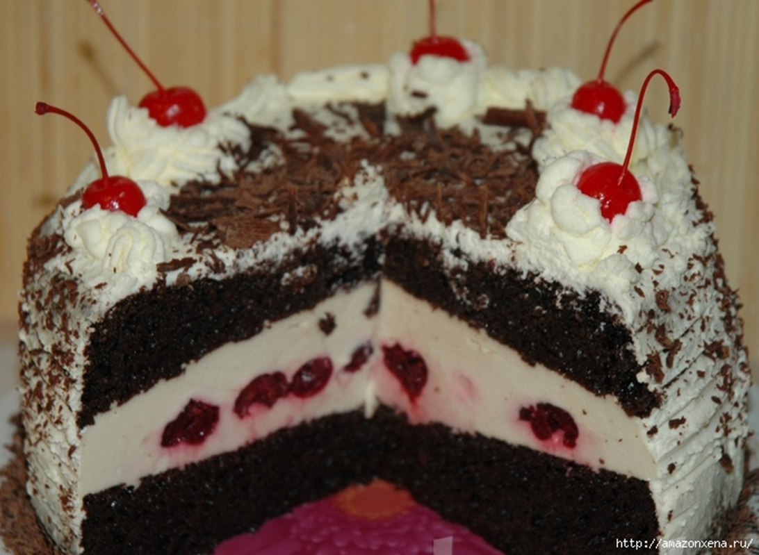 Black Rectangle Cake