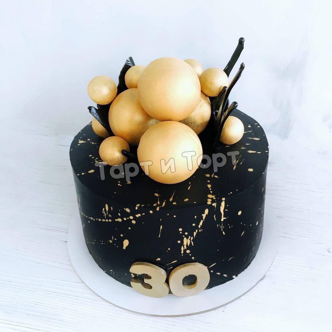 Черный торт для мужчины