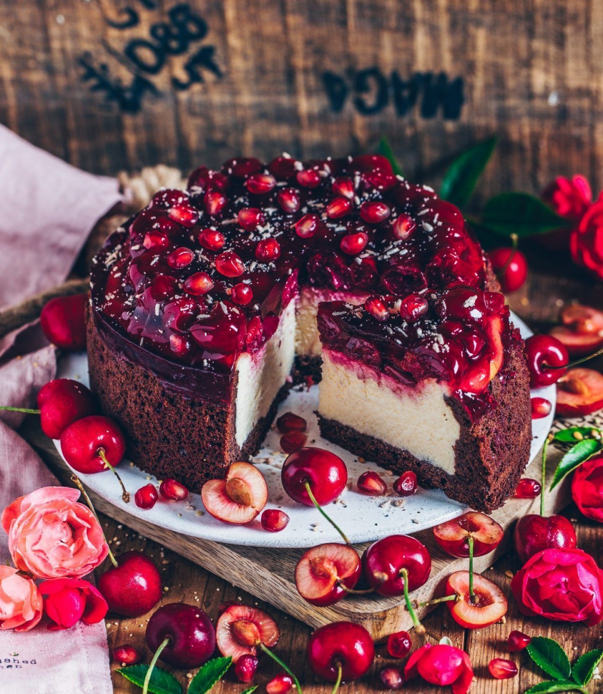 Торт "чёрный лес" (Black Forest Cake)