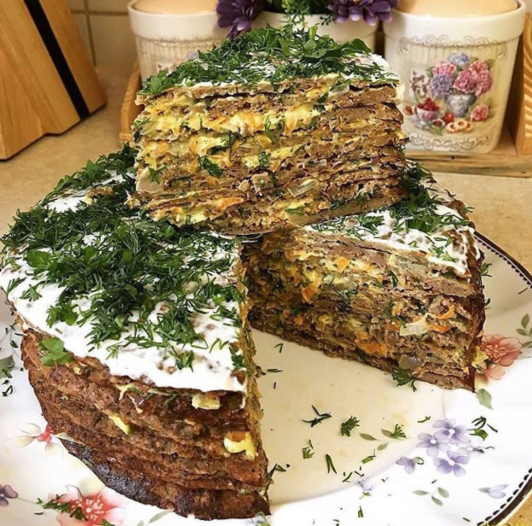 Печеночный торт Лазерсон