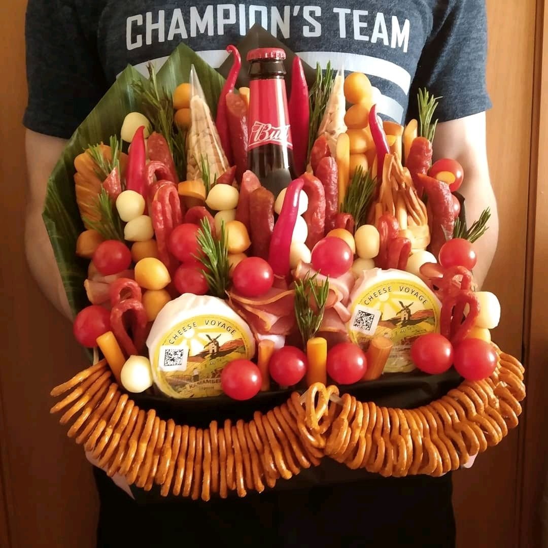 Шоколадный букет для мужчины