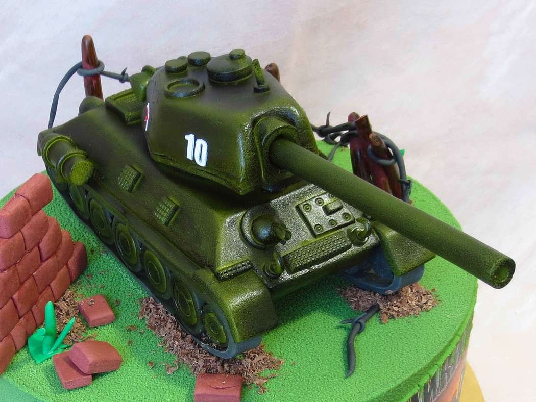 Танк из мастики World of Tanks