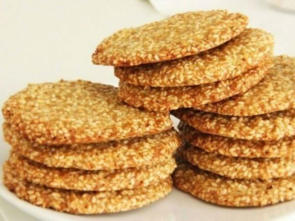 Печенье сезам с кунжутом