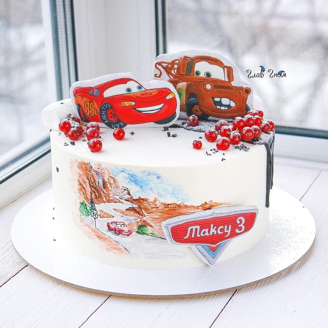 Торт молния Маккуин