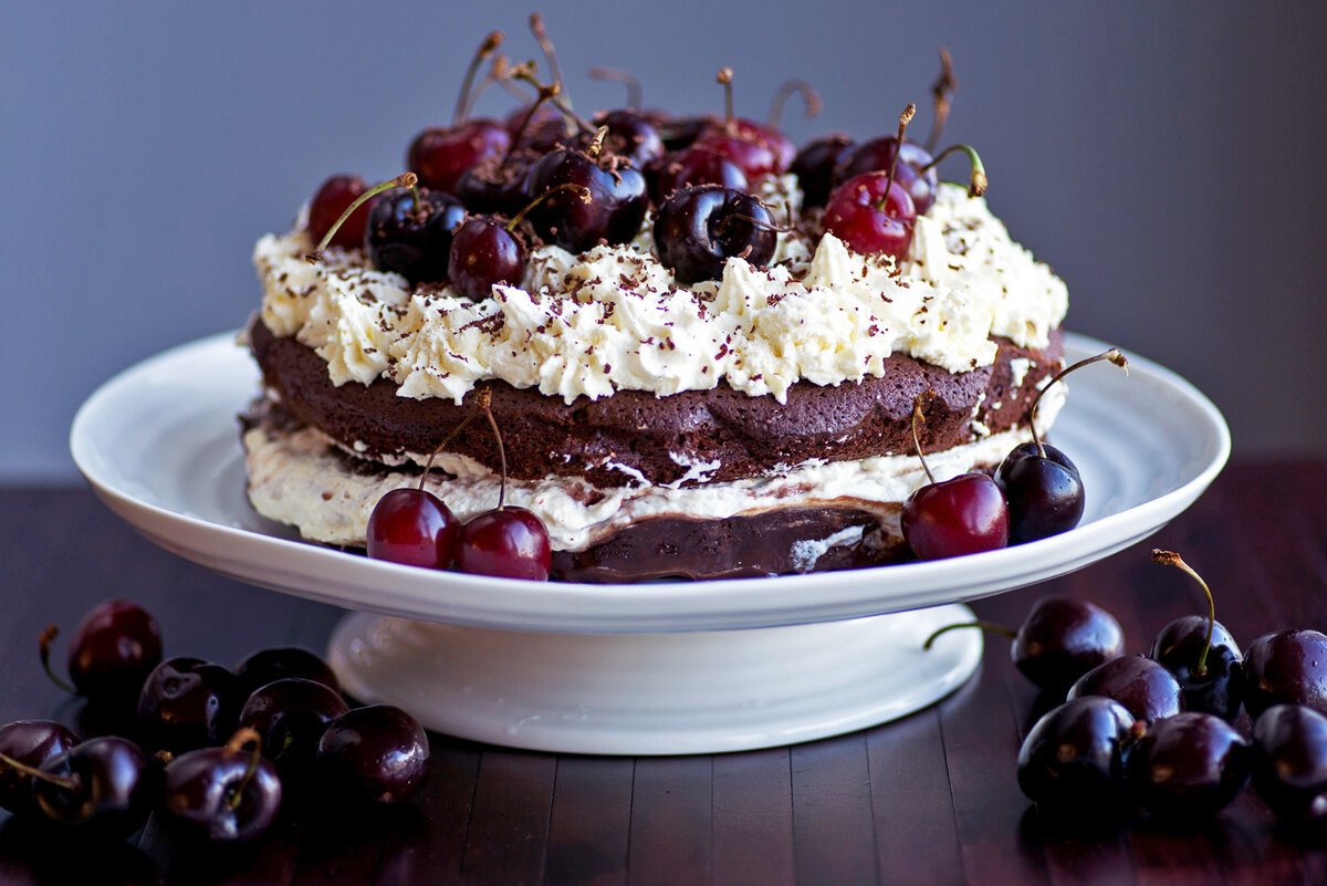 Шварцвальдский вишневый торт Schwarzwälder Kirschtorte