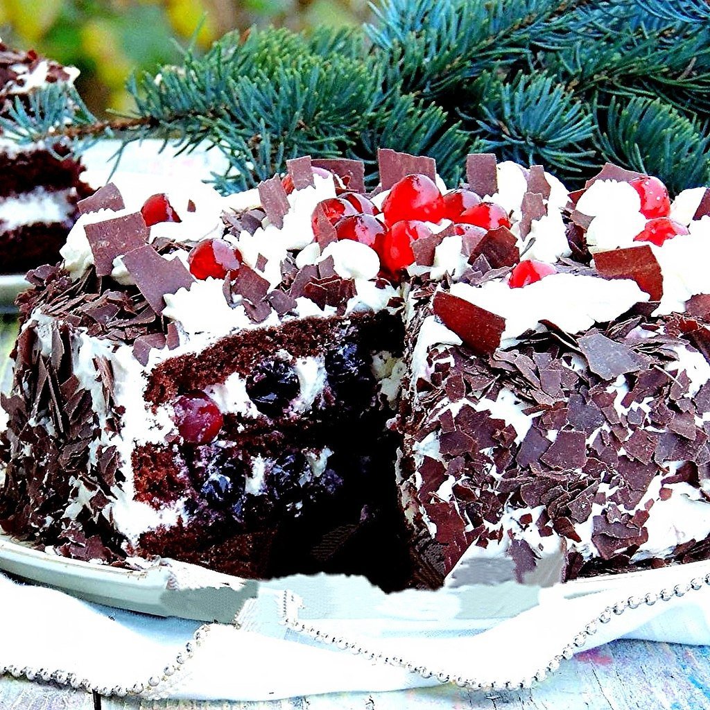 Торт чёрный лес Шварцвальд