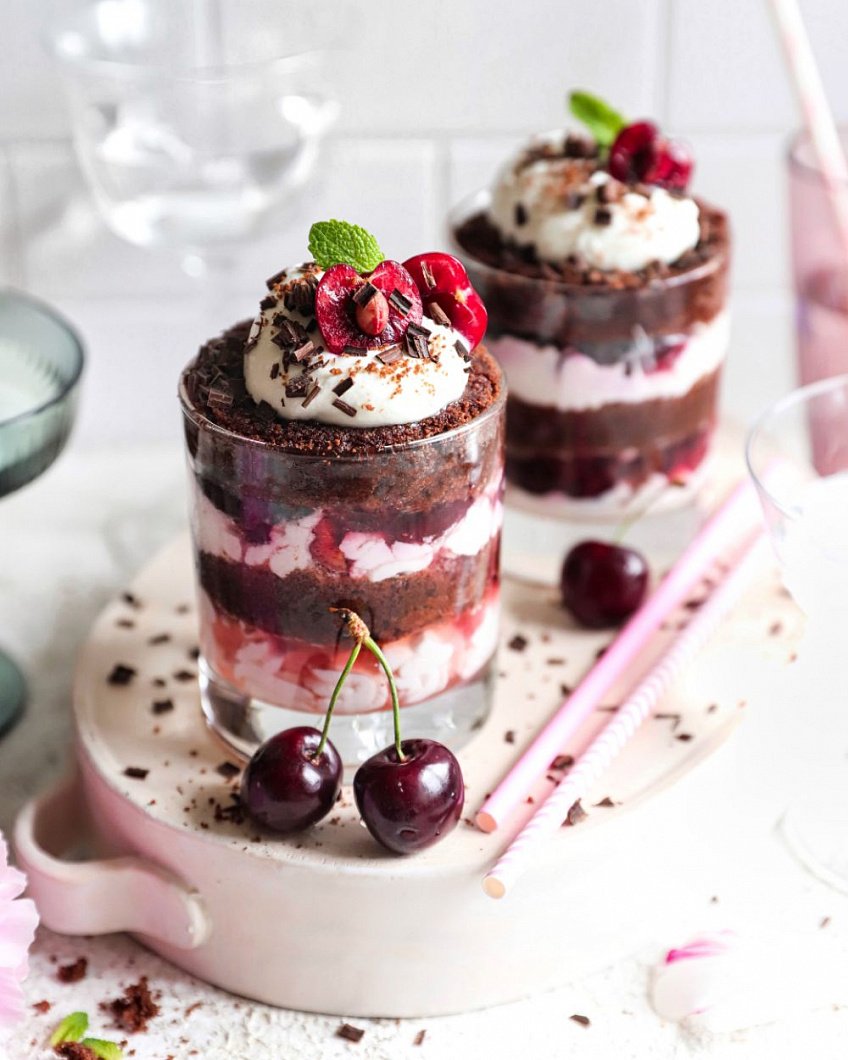 Торт "чёрный лес" (Black Forest Cake)