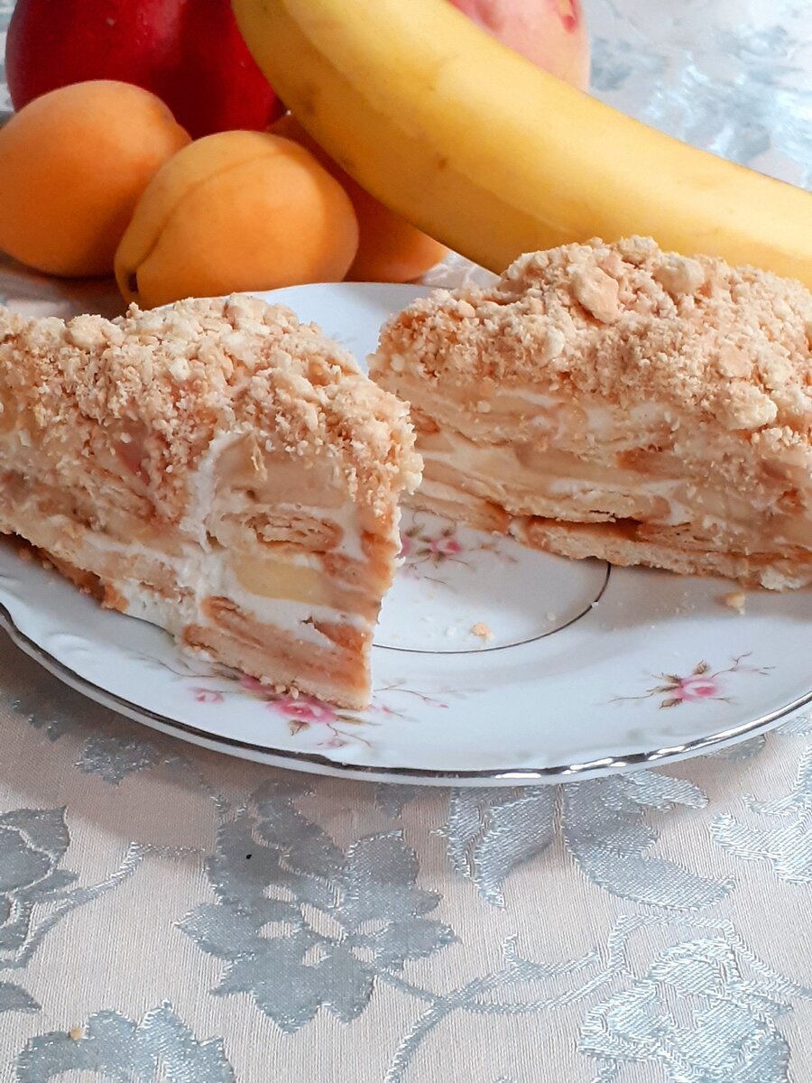 Десерт из крекеров
