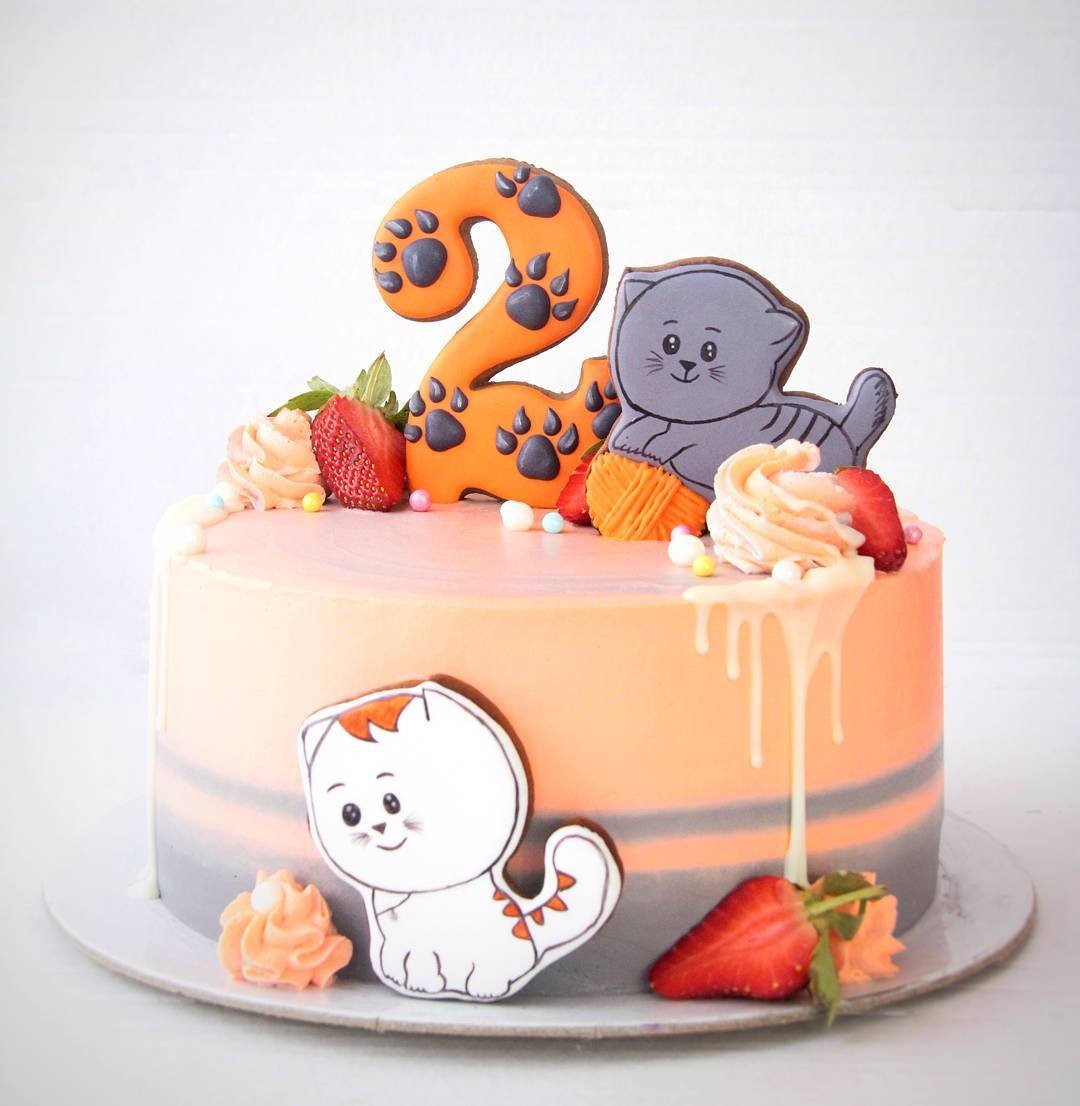 Торт с «котиком»