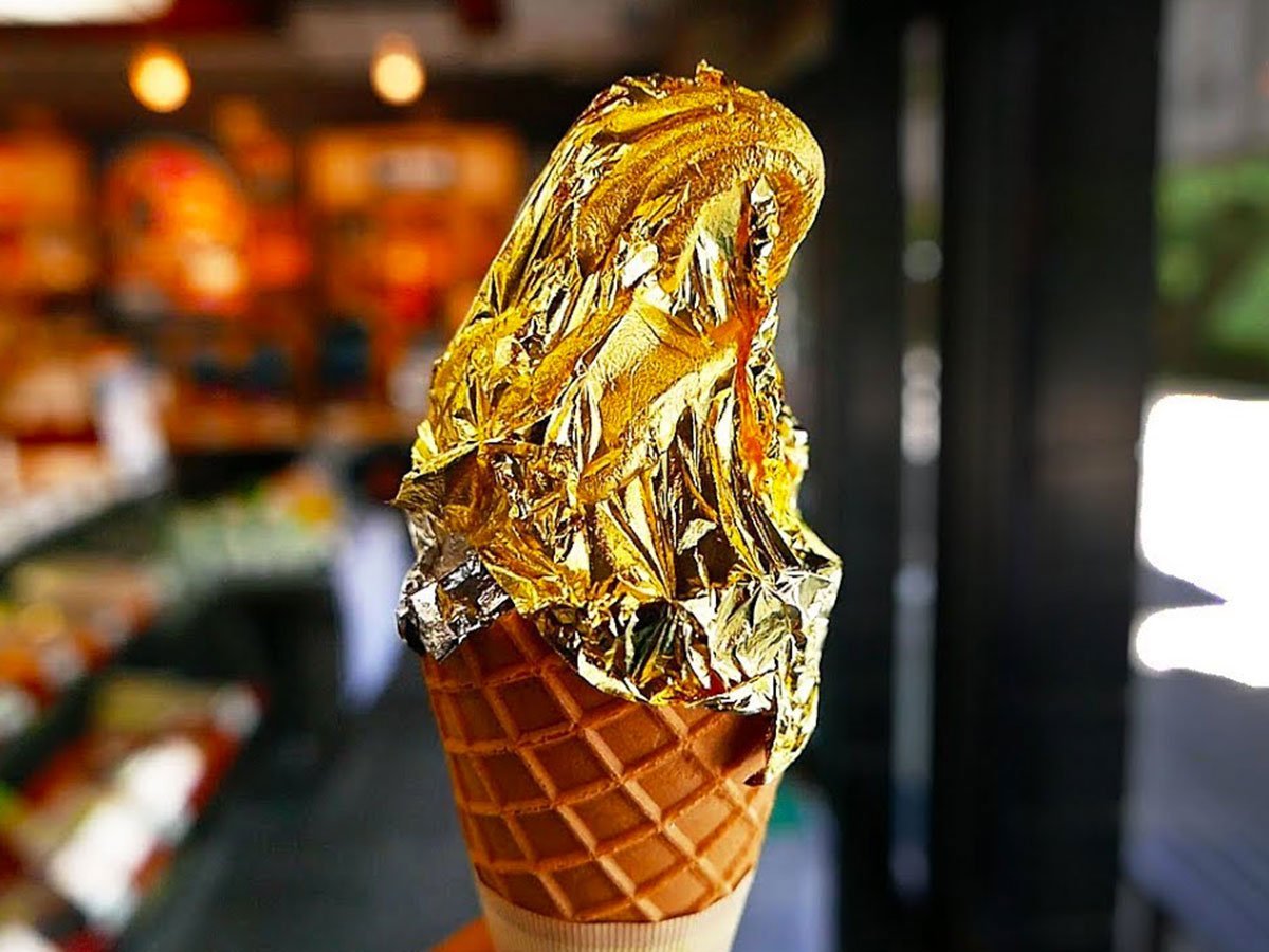 Golden Opulence Sundae