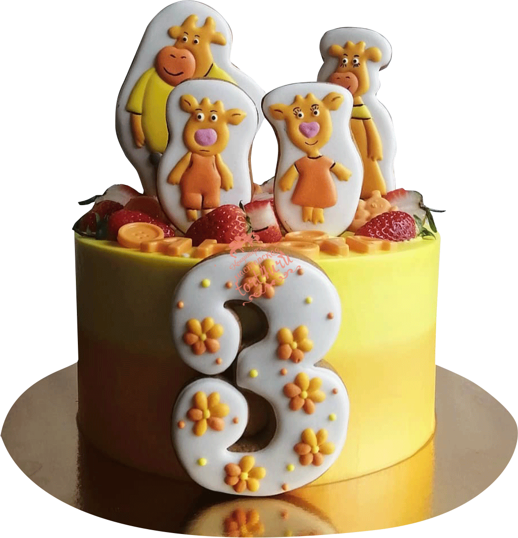 Корова оранжевая корова мультик