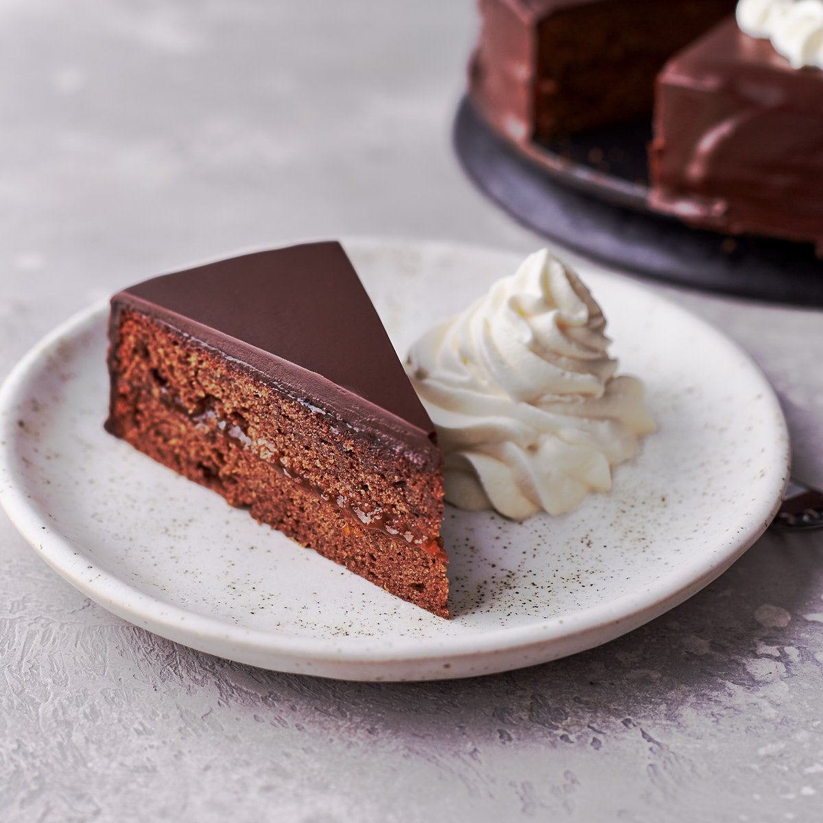 Торт Захер (Sachertorte).
