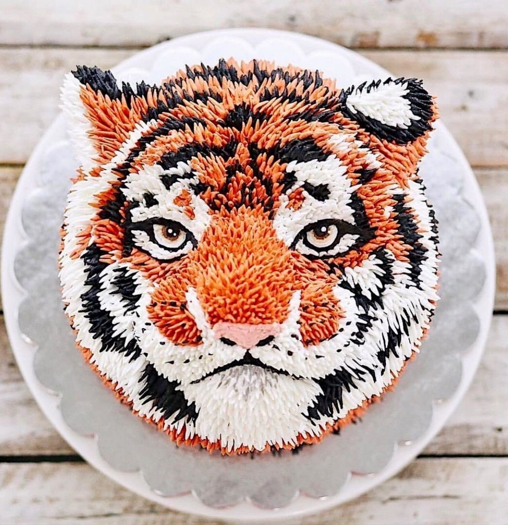 Торт в виде тигра