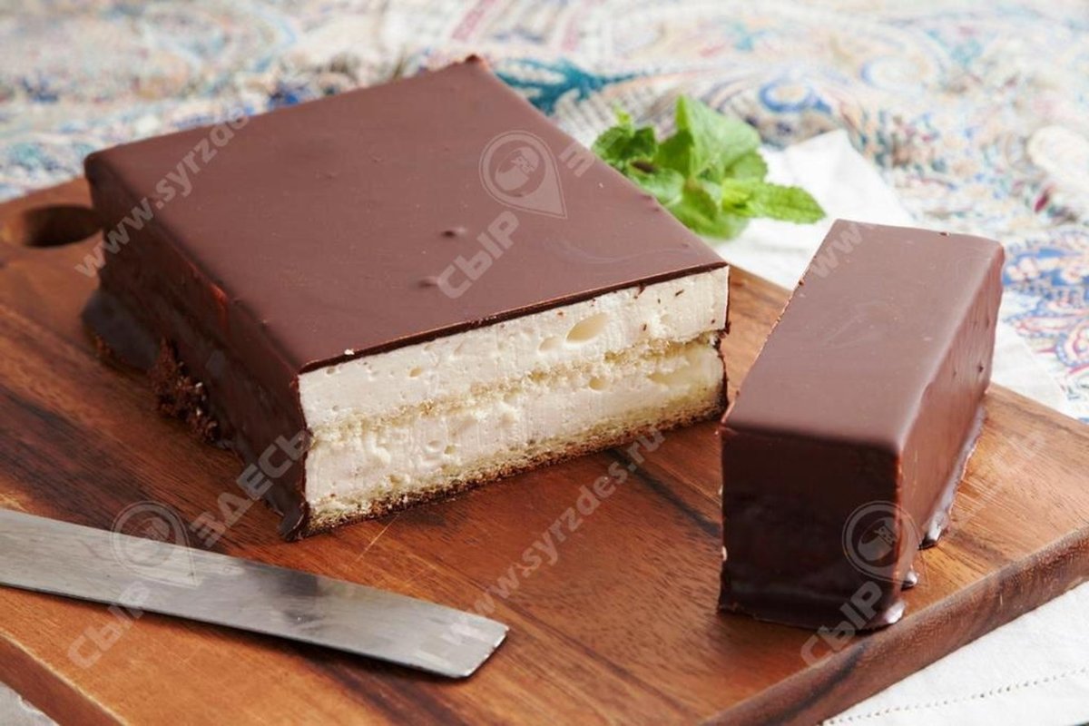 Торт с кремом из манки