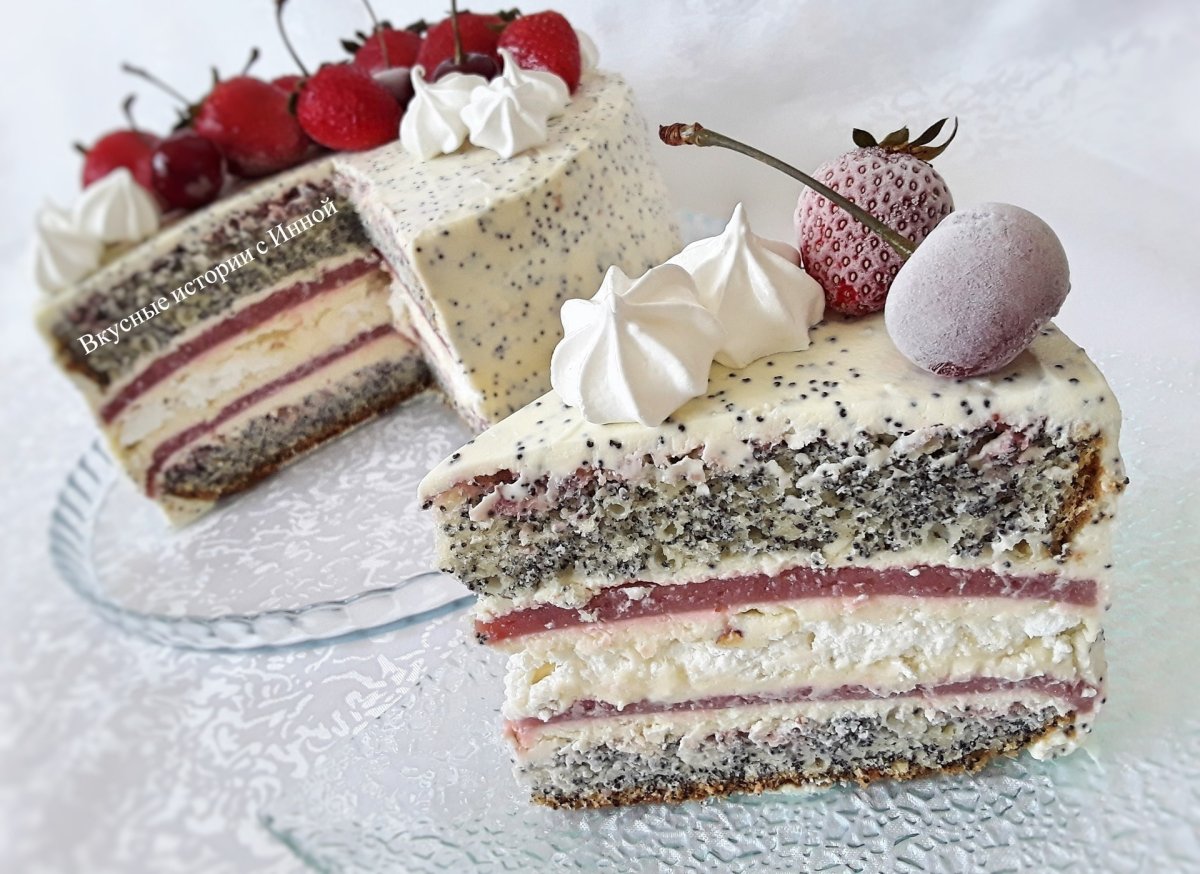 Маковый торт Королевский