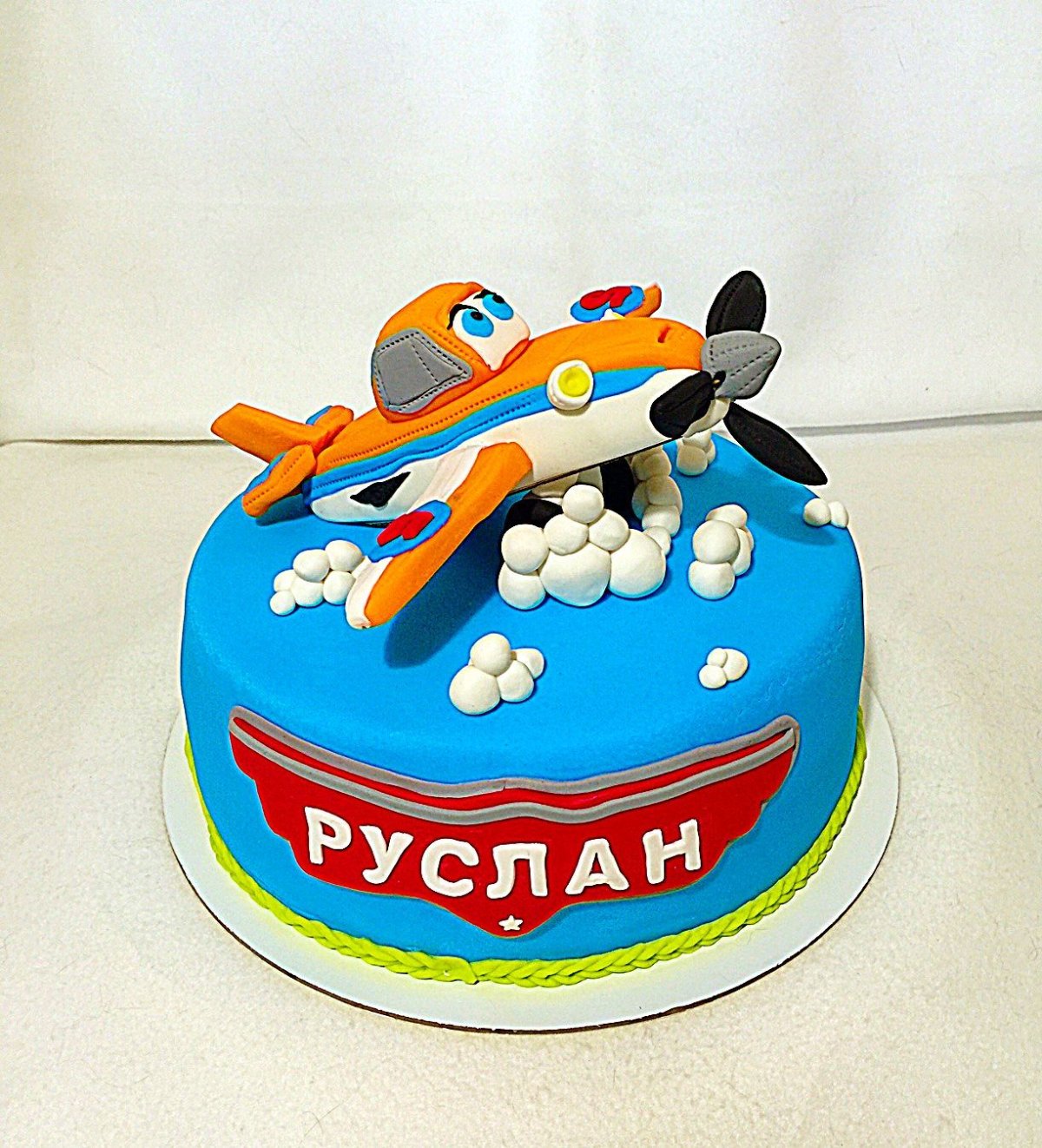 Торт самолет для мальчика