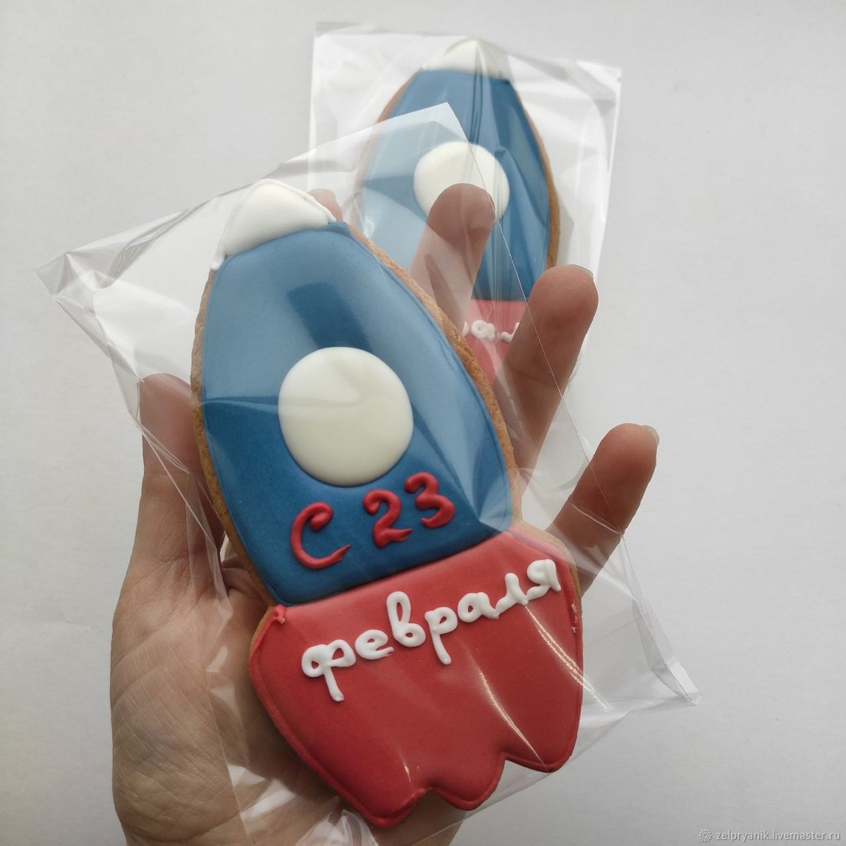 Пряничная ракета объёмная