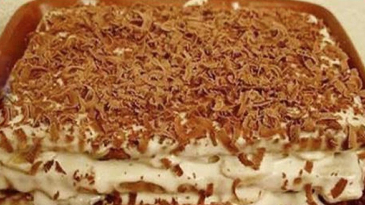 Торт из печенья и сметаны