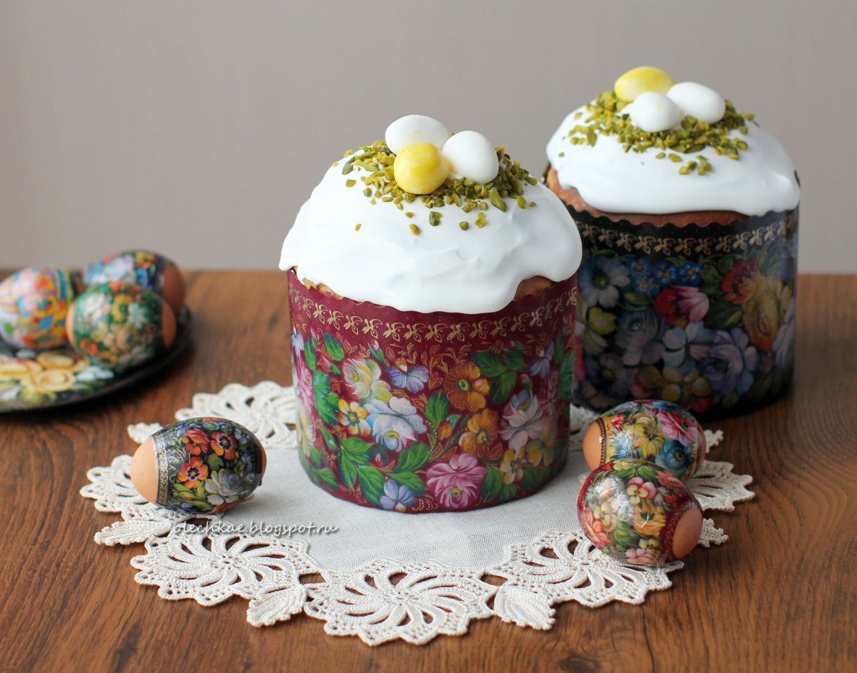 Куличи украшение Оригинальное