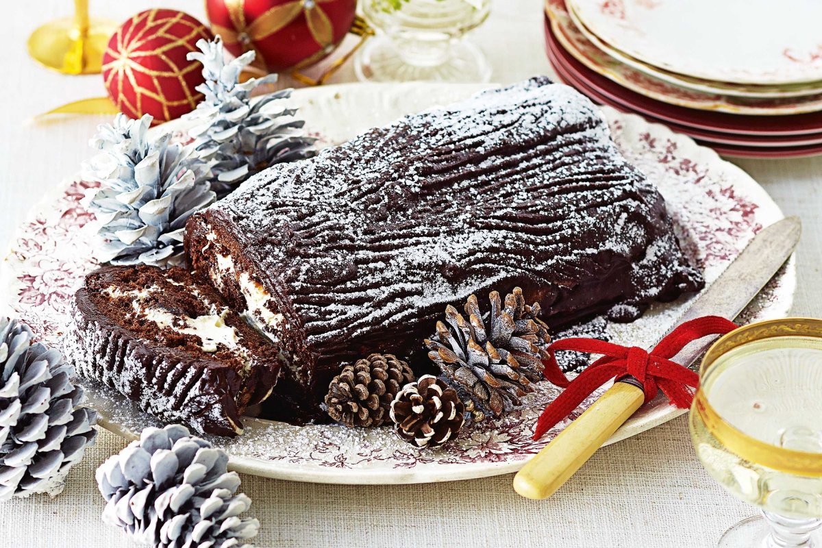 Рождественское полено Буш де Ноэль (Buche de noel)