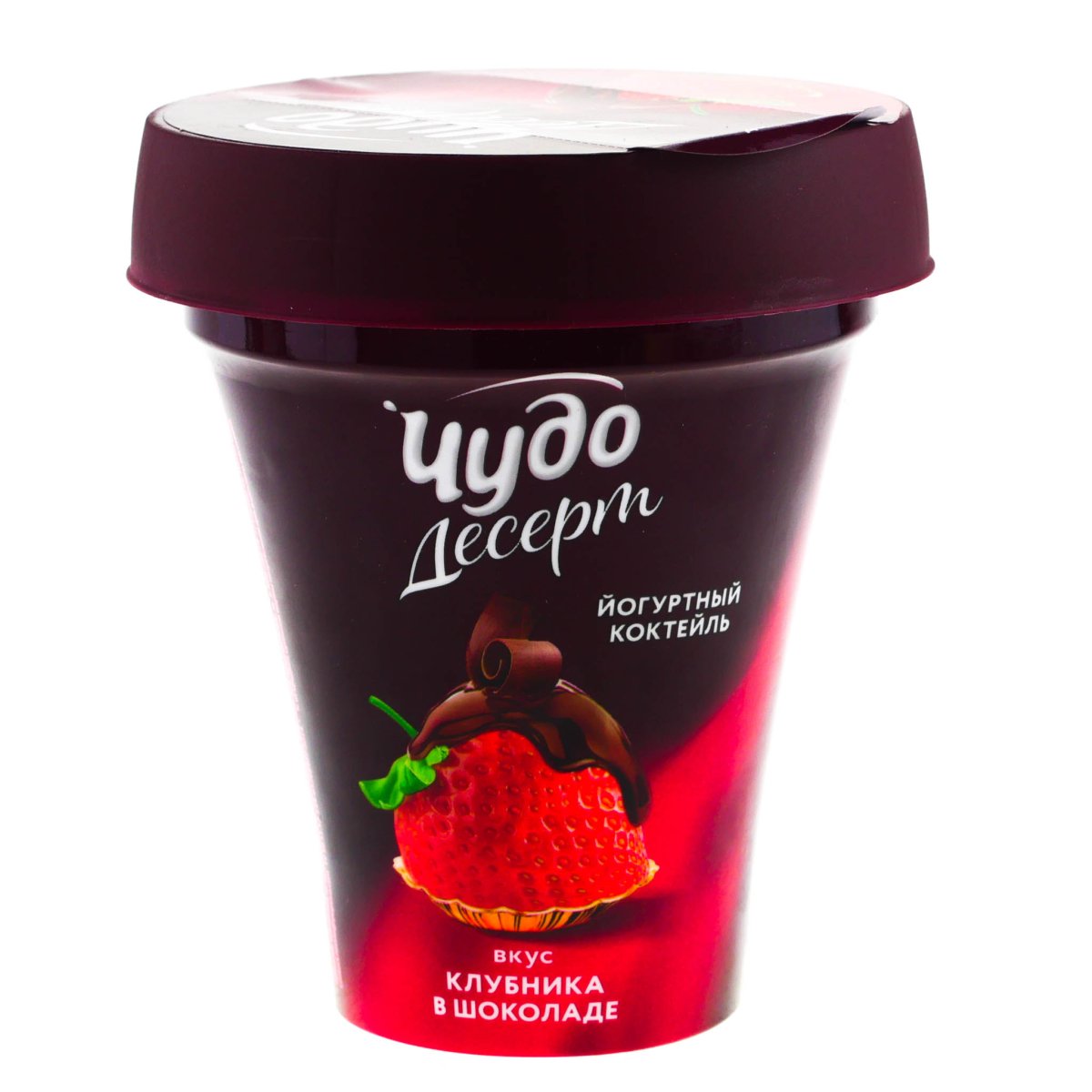Йогурт чудо творожный клубника