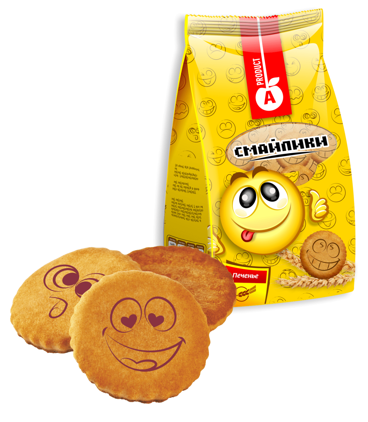 Смайлик печеньки