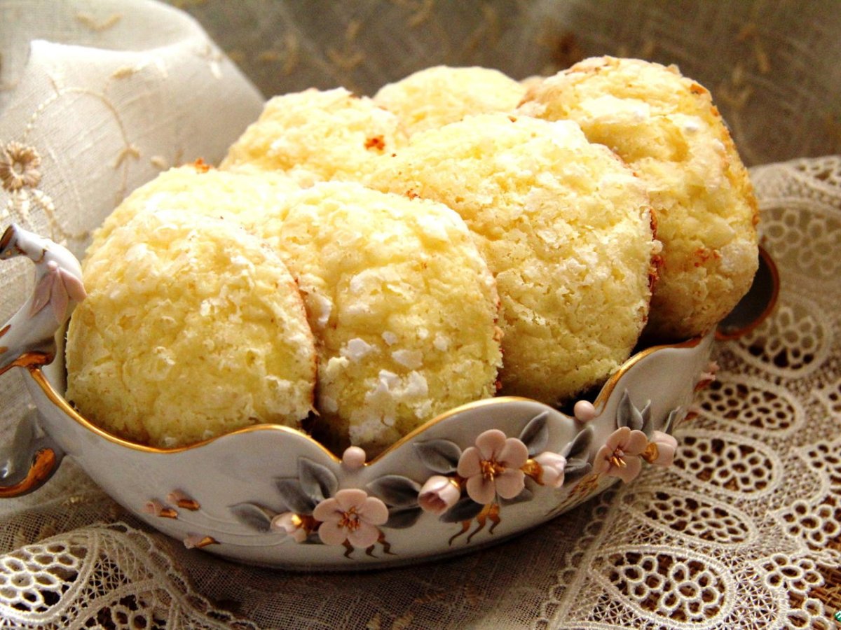 Печенье с лимонной глазурью