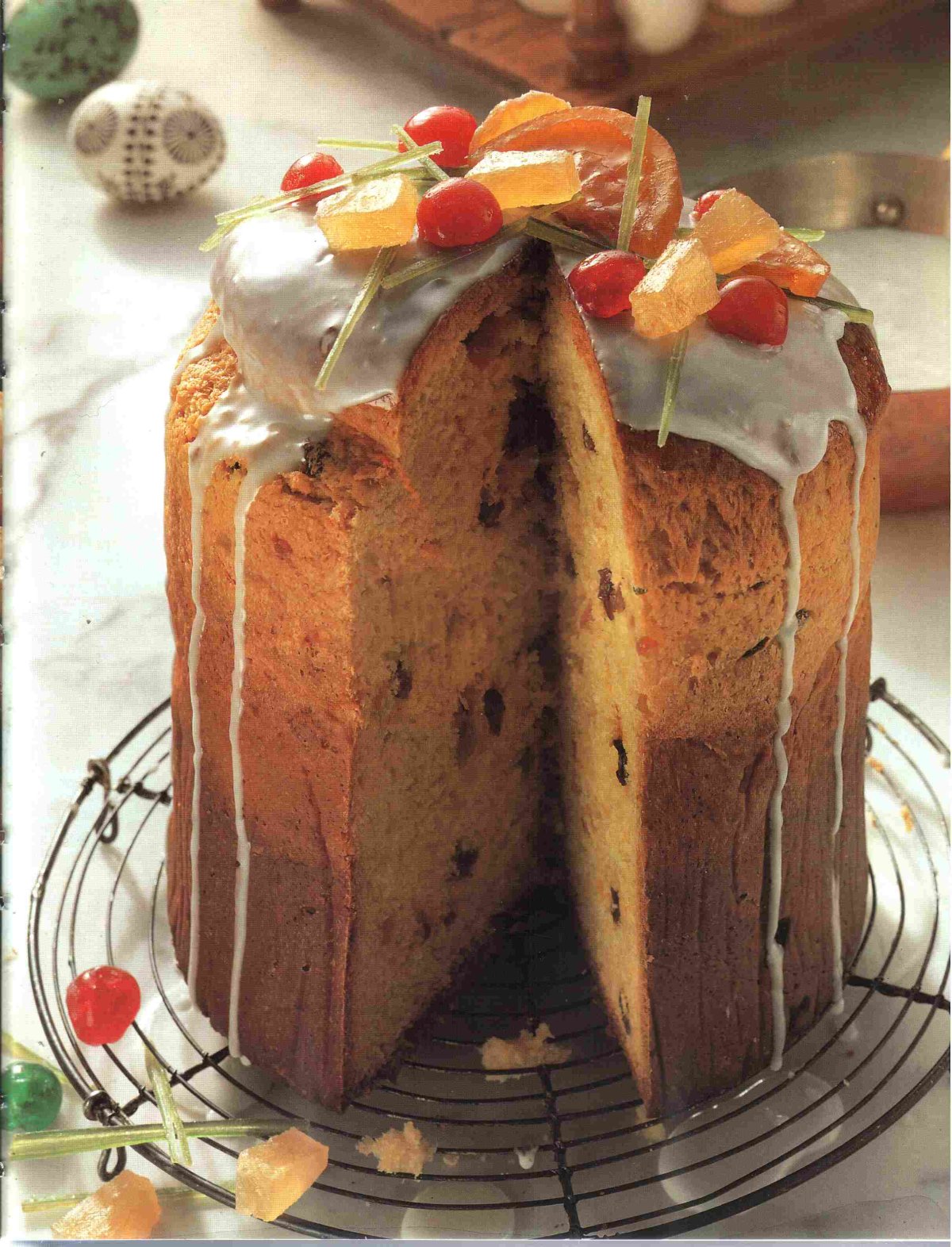 Кулич с начинкой
