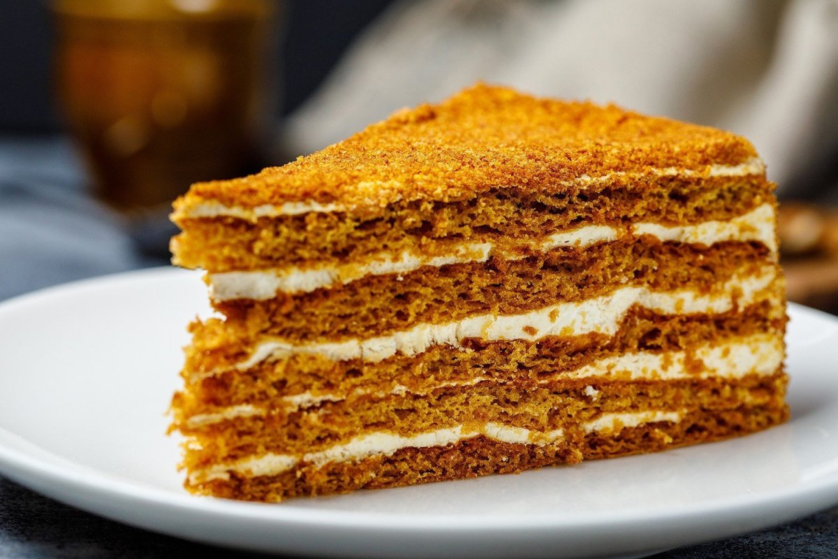 Торт с песочными коржами