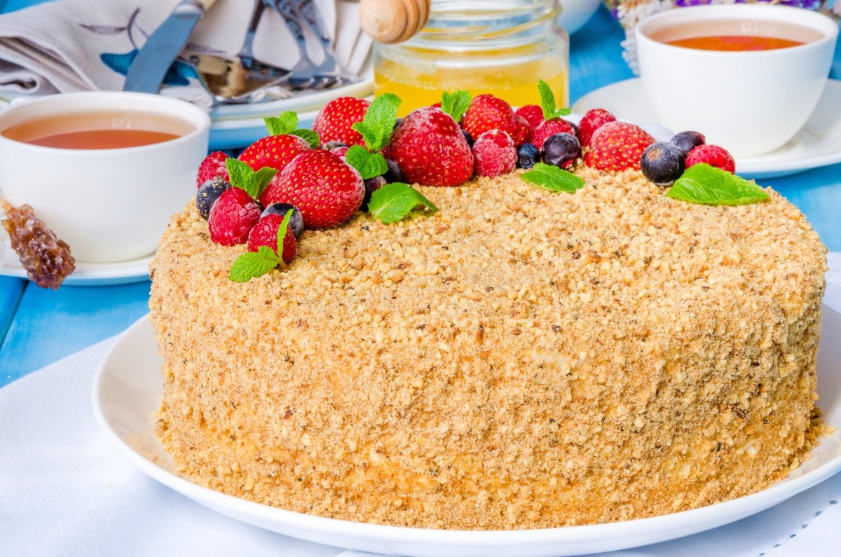 Самый нежный и вкусный торт со сметанным кремом