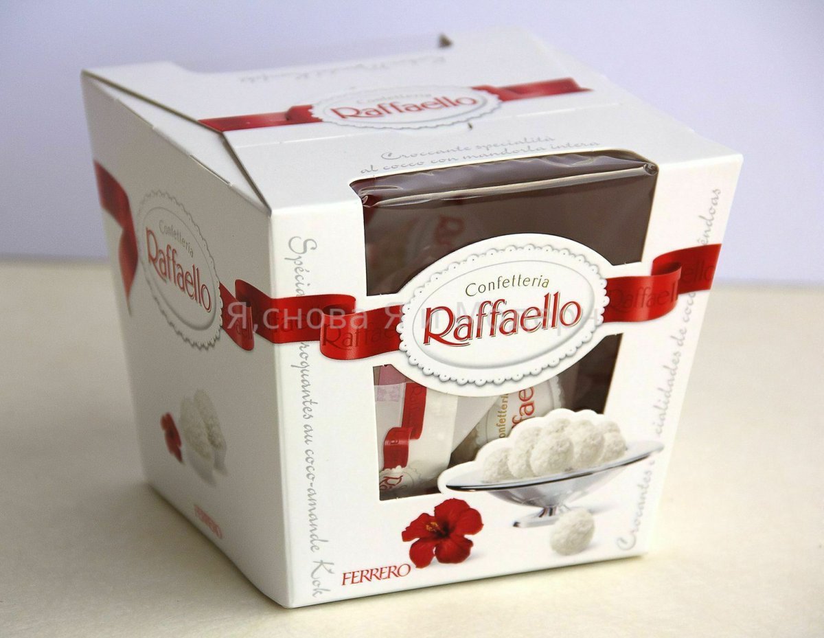 Конфеты Ferrero Рафаэлло т10 100г торт